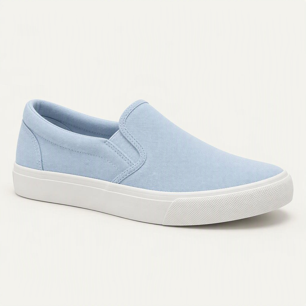 Canvas Slip-On „Ice Blue“