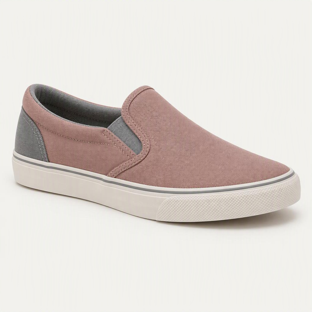 Canvas Slip-On „Smoke Rose“