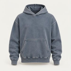 Garment Dyed Hoodie „Steel Blue“