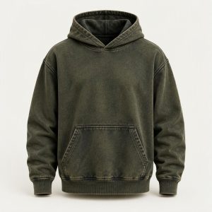 Garment Dyed Hoodie „Olive Night“