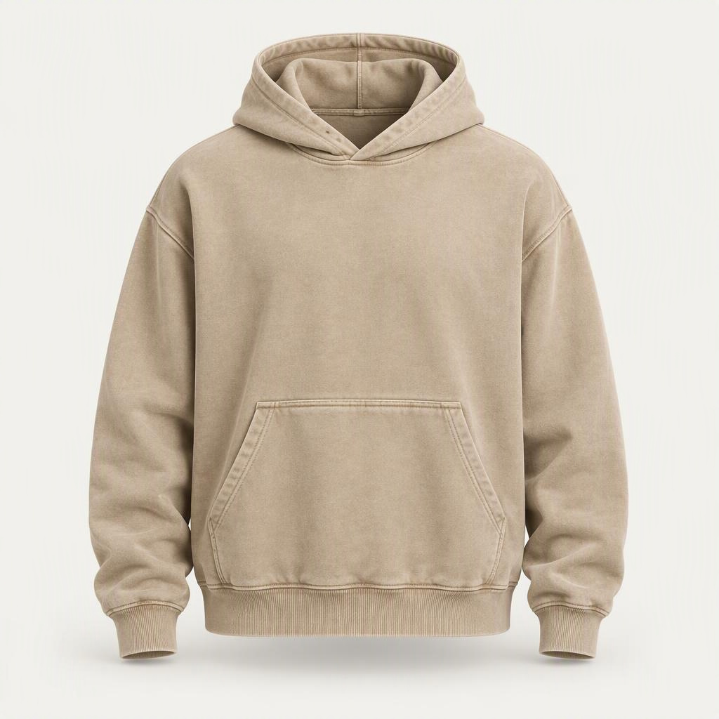 Garment Dyed Hoodie „Sand Dune“