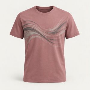 Graphic Motion Tee „Smoke Rose“
