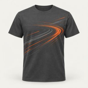Graphic Motion Tee „Graphite Neon“