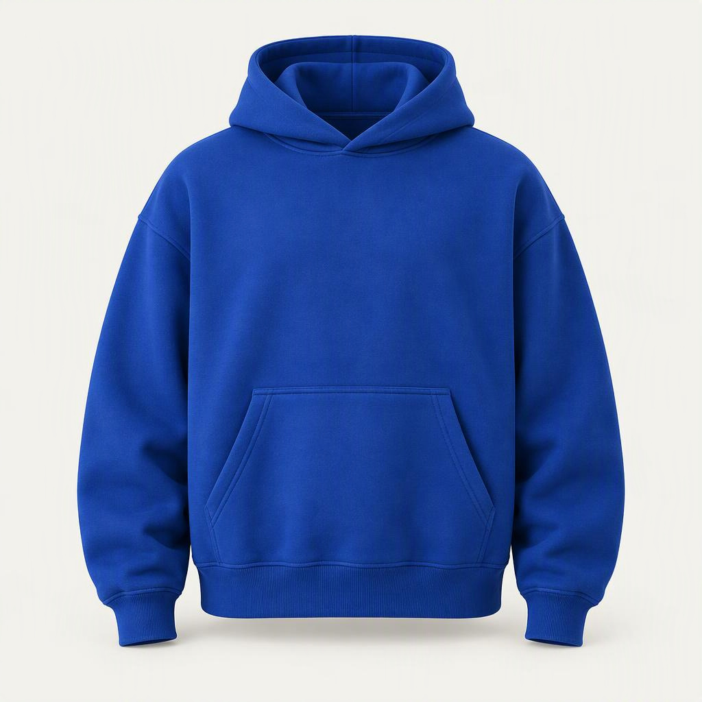 Heavyweight Hoodie „Cobalt Rush“