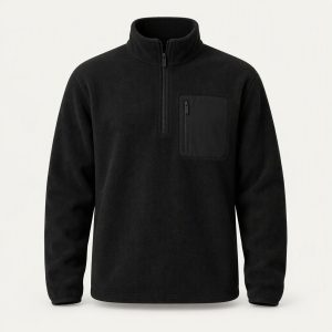 Half-Zip Fleece „Triple Black“