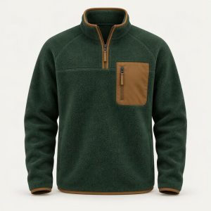 Half-Zip Fleece „Forest Gum“