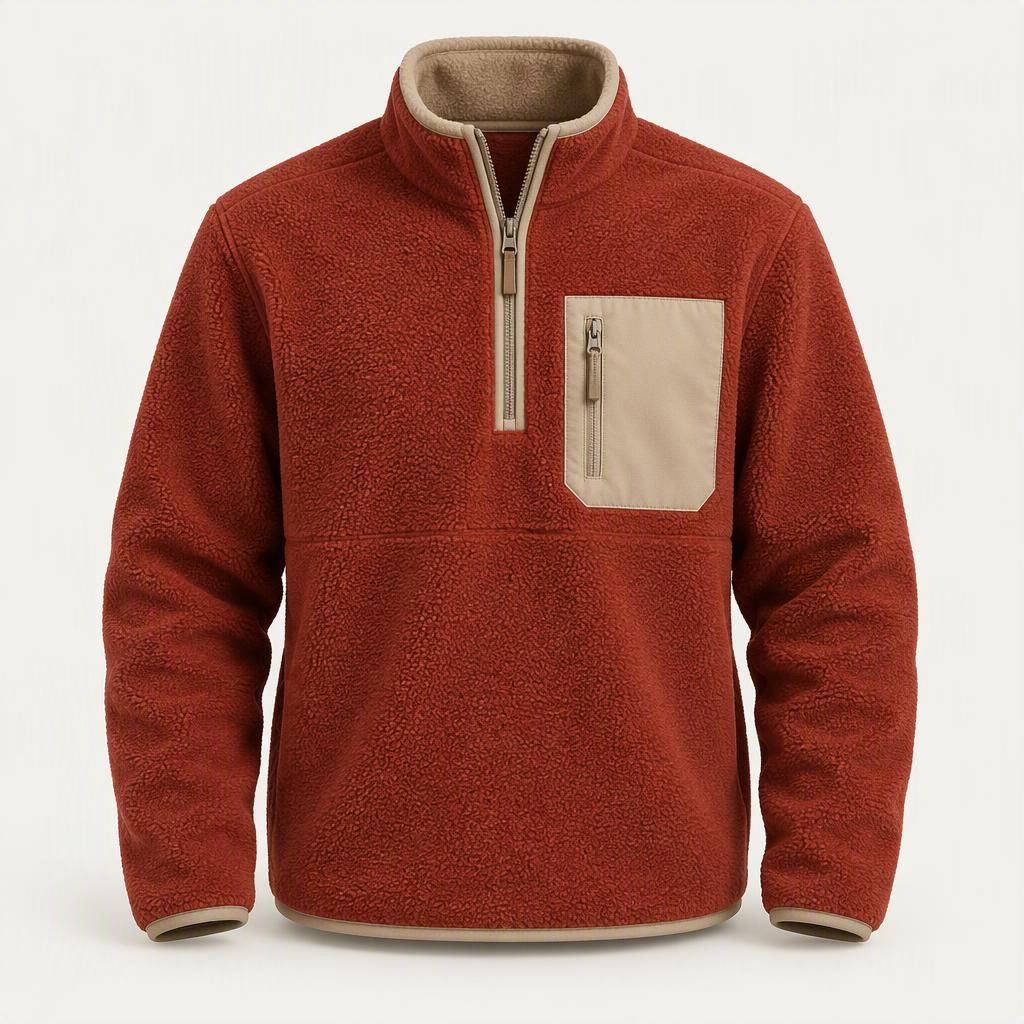 Half-Zip Fleece „Rust Canyon“