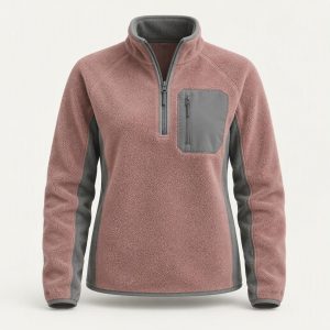 Half-Zip Fleece „Smoke Rose“
