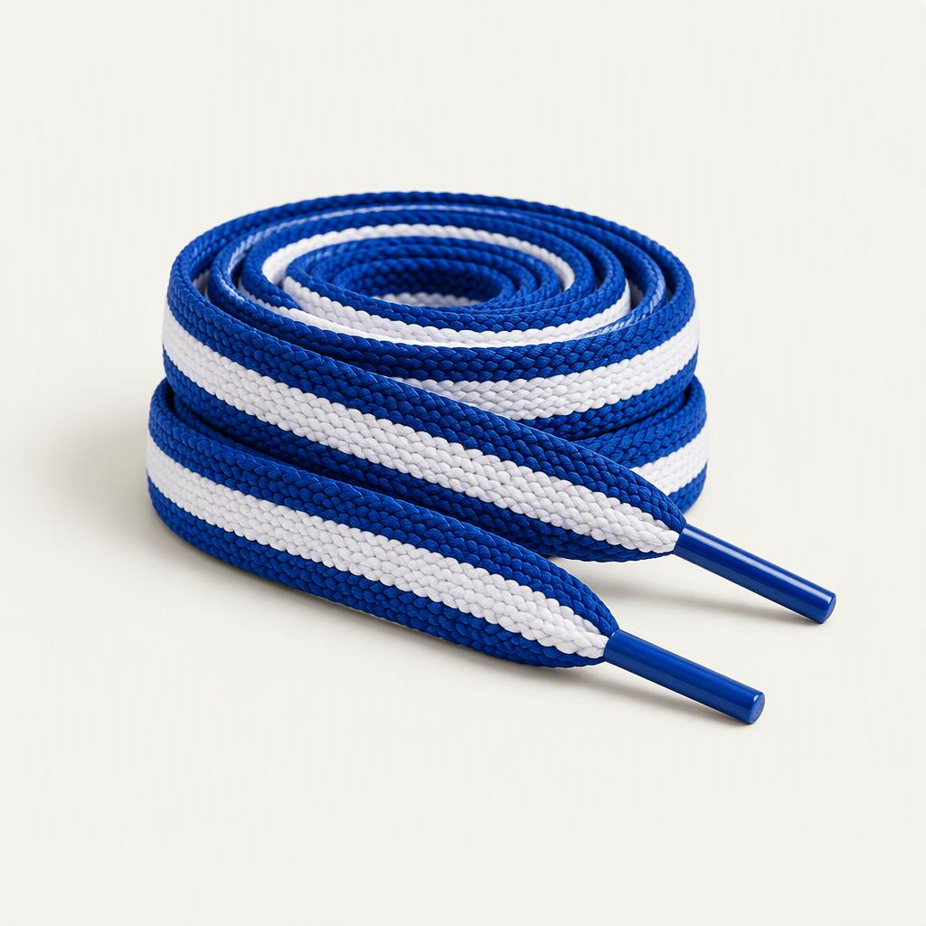 Schnürsenkel flach „Cobalt Rush“