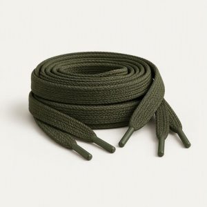 Schnürsenkel flach „Shadow Olive“