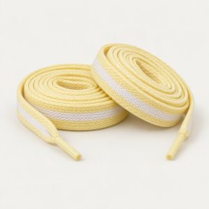 Schnürsenkel flach „Lemon Sorbet“