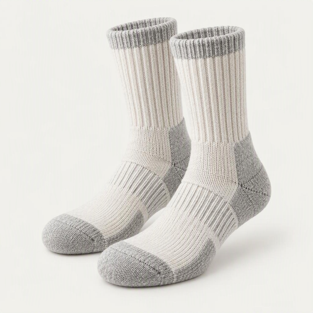 Merino Hike Socks „Glacier White“