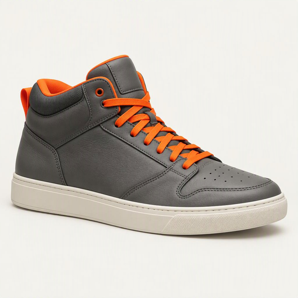 Mono Leather Mid „Graphite Neon“