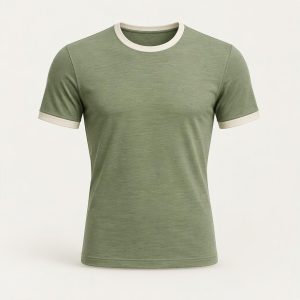 Merino Tee „Matcha“