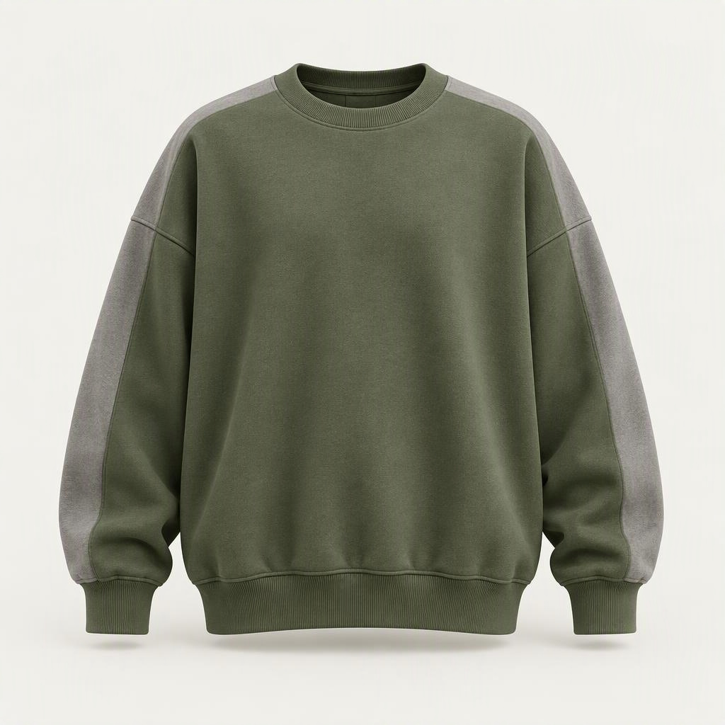 Oversized Crewneck „Moss Stone“