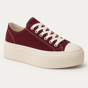 Platform Lo „Burgundy Cream“