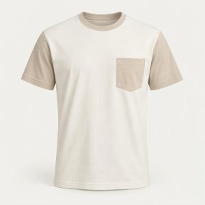 Pocket Tee „Bone Sand“