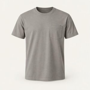 Pocket Tee „Pebble Grey“