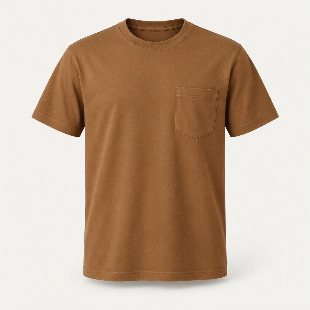 Pocket Tee „Caramel“