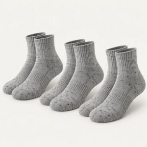 Quarter Socks 3er-Pack „Cement“