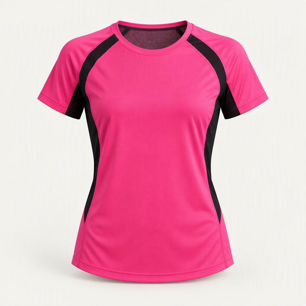 Run Tee Dry „Electric Pink“
