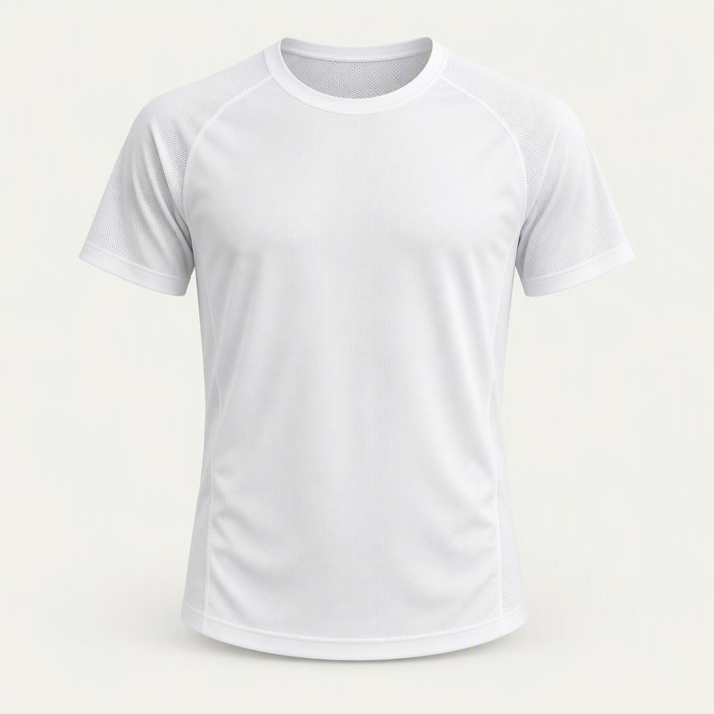 Run Tee Dry „Triple White“