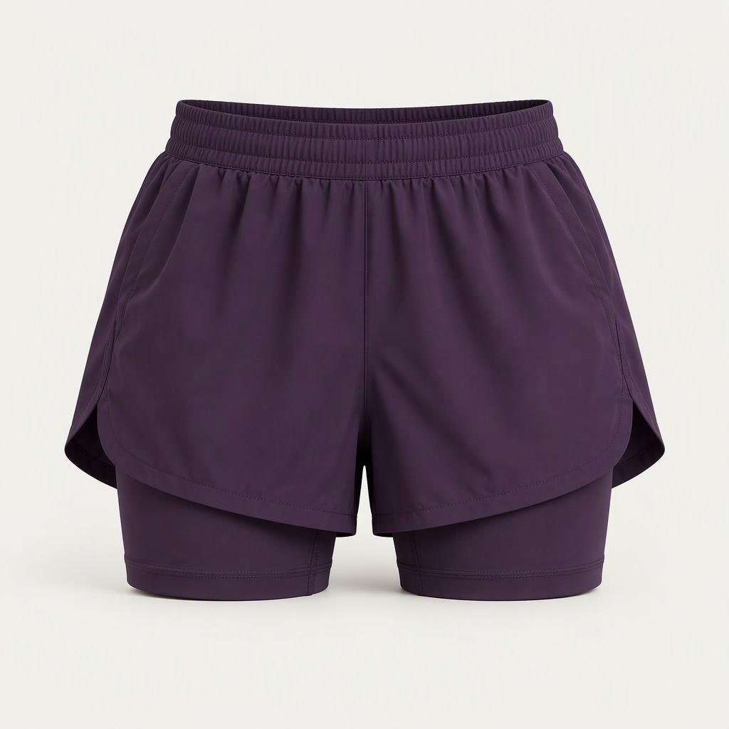 2-in-1 Short „Ink Purple“