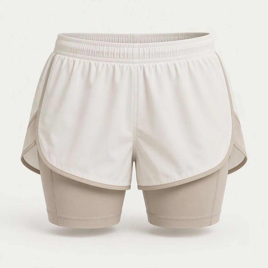 2-in-1 Short „Bone Sand“