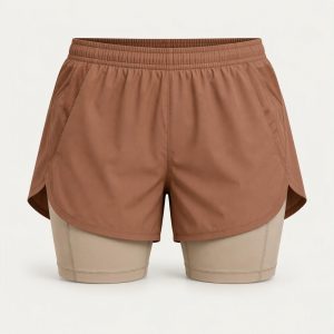 2-in-1 Short „Desert Clay“