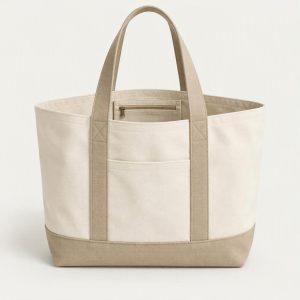 Tote Canvas „Bone Sand“