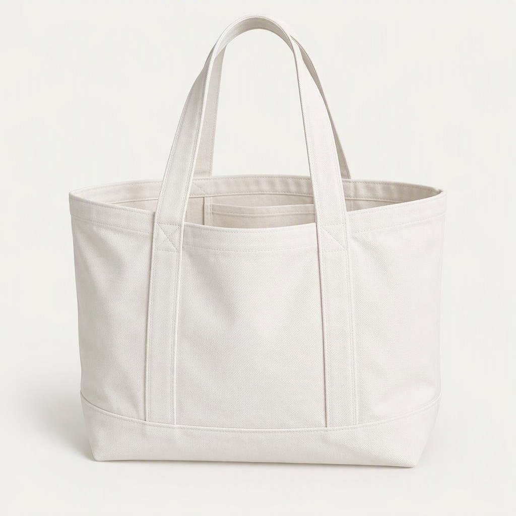 Tote Canvas „Triple White“