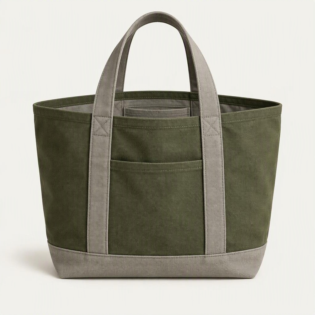 Tote Canvas „Moss Stone“