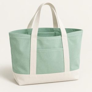 Tote Canvas „Arctic Mint“