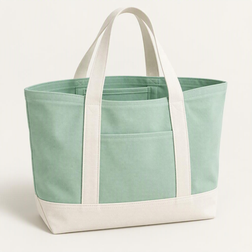 Tote Canvas „Arctic Mint“