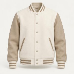 Varsity Jacket „Bone Sand“
