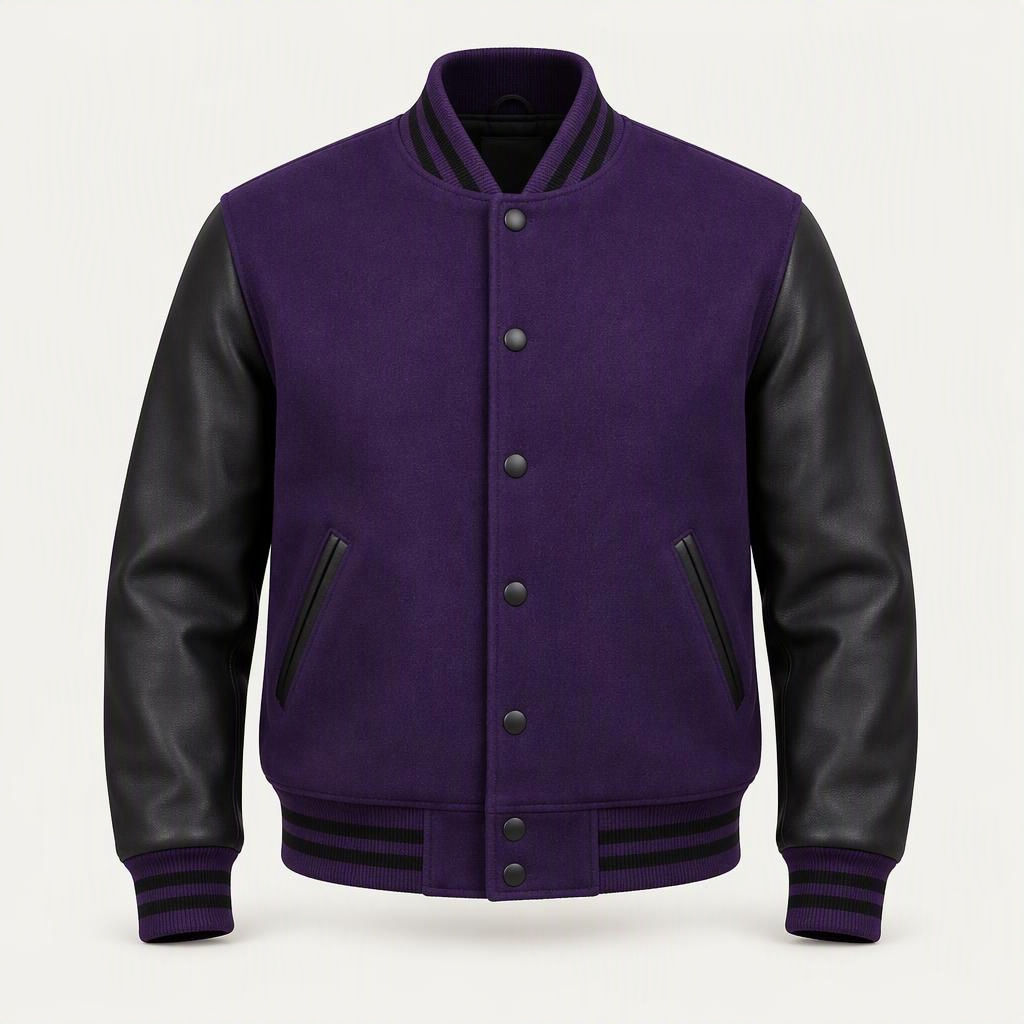 Varsity Jacket „Ultraviolet“