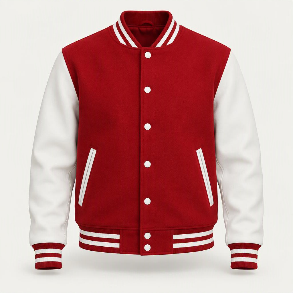 Varsity Jacket „Cherry Red“