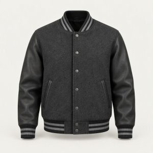 Varsity Jacket „Charcoal Heather“