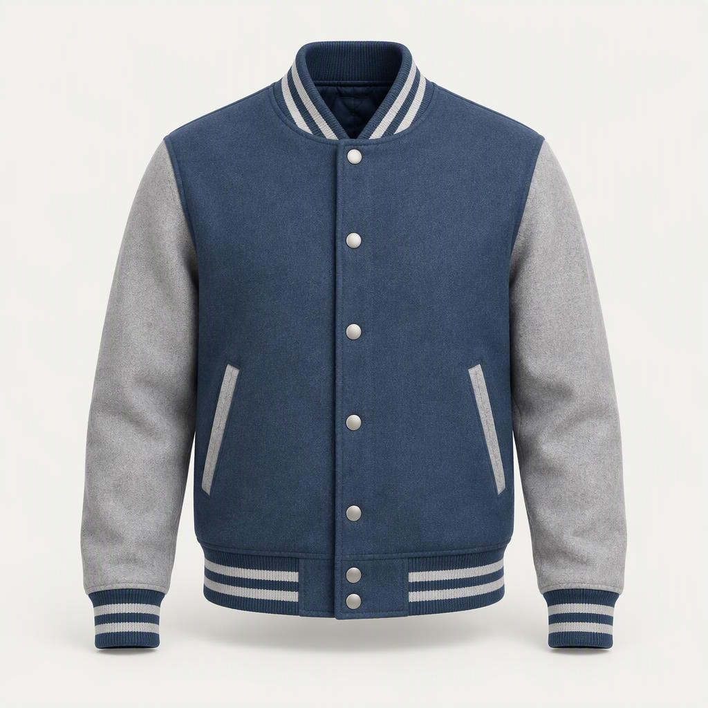 Varsity Jacket „Steel Blue“