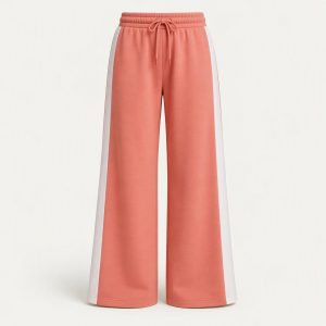 Wide Leg Sweatpant „Coral Pop“