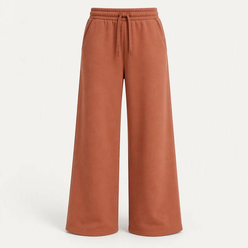 Wide Leg Sweatpant „Terracotta“