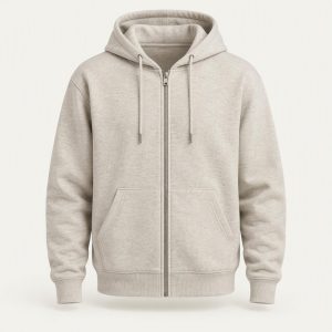 Zip Hoodie „Oatmeal“