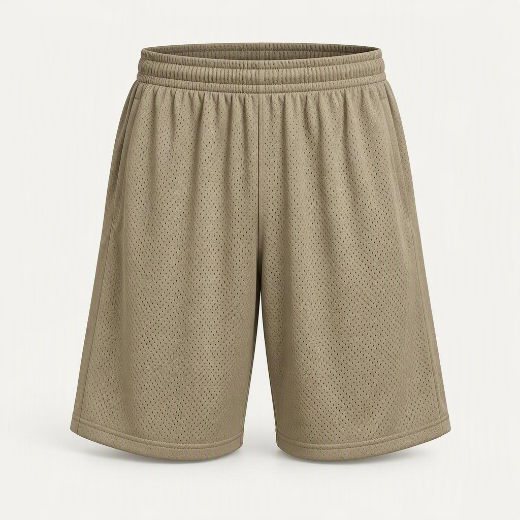 Basketball Short Mesh „Khaki Field“