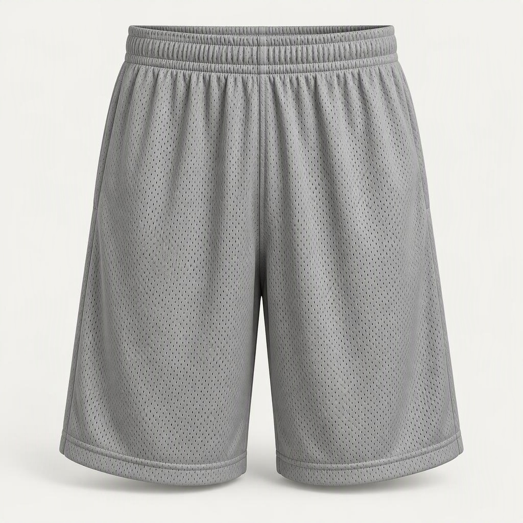 Basketball Short Mesh „Pebble Grey“