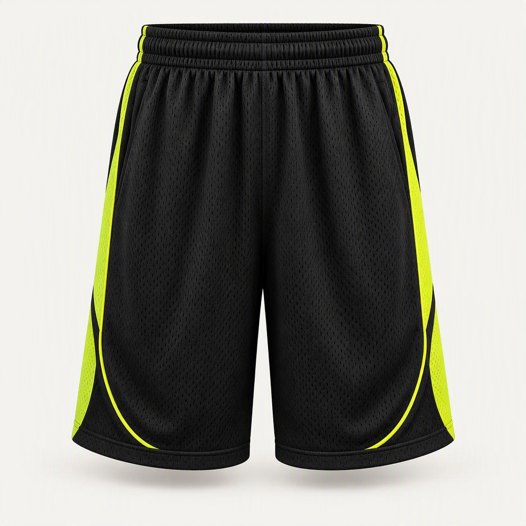 Basketball Short Mesh „Volt Black“