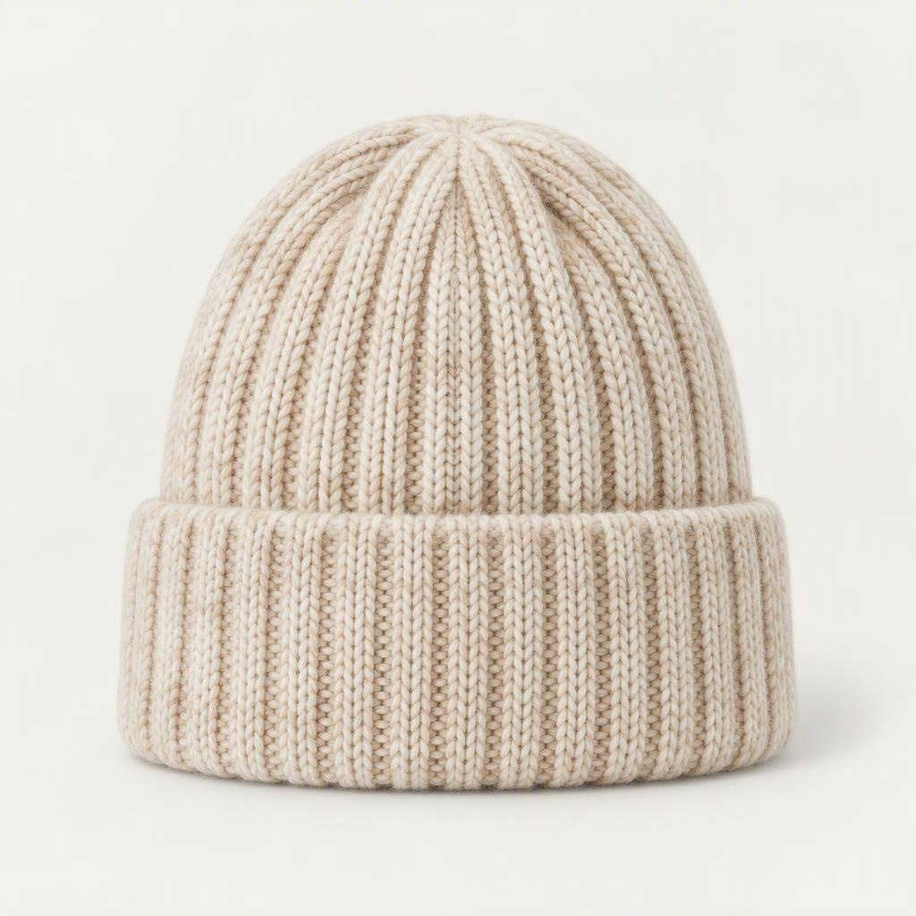 Beanie Rib „Bone Sand“