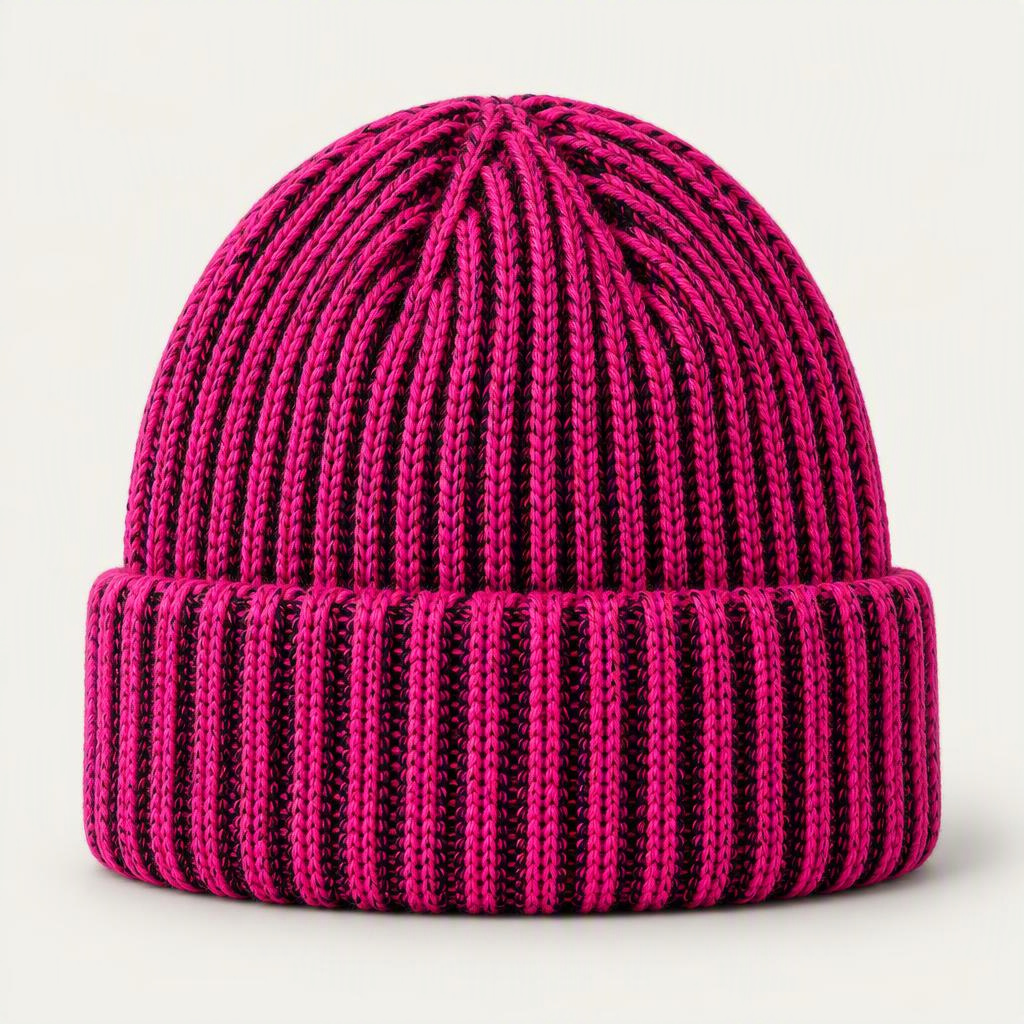 Beanie Rib „Electric Pink“