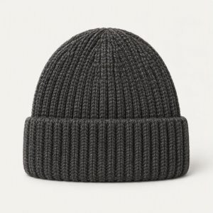 Beanie Rib „Charcoal Heather“