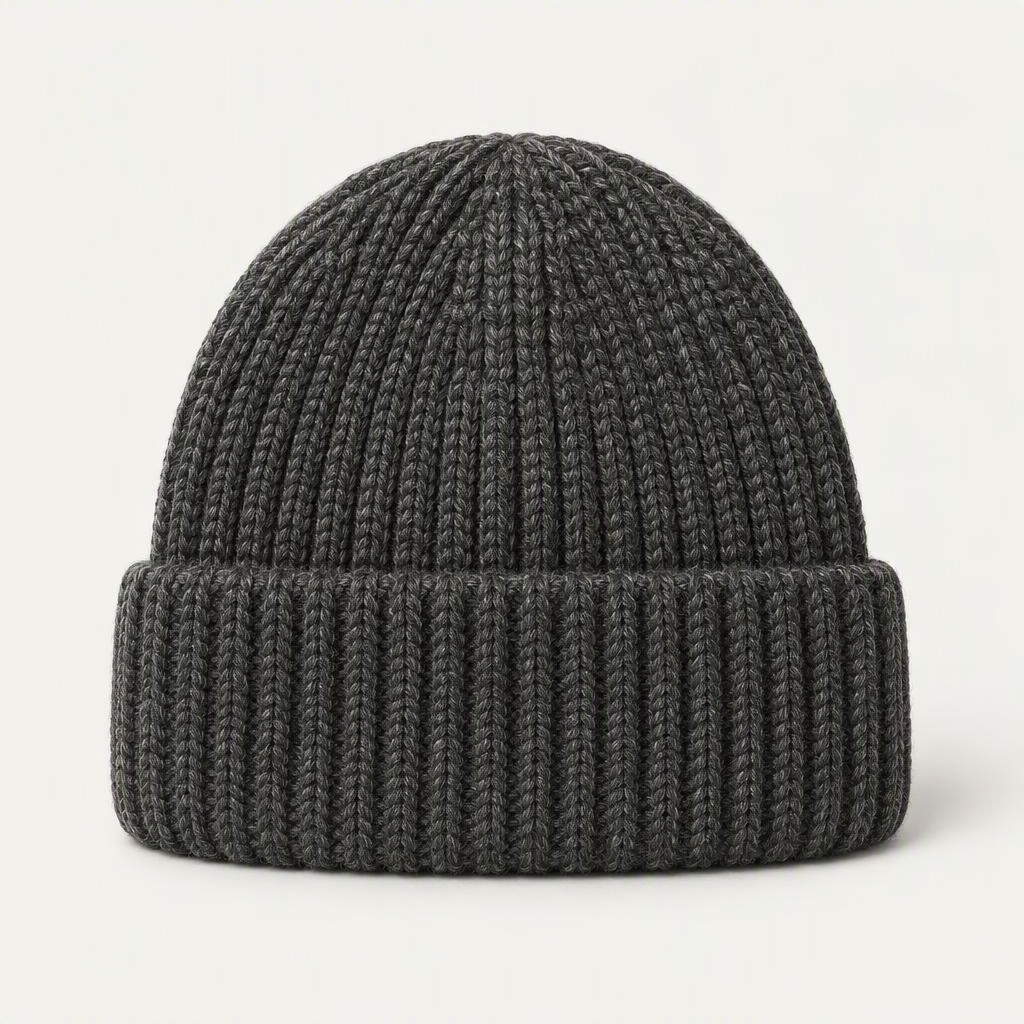 Beanie Rib „Charcoal Heather“