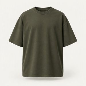 Boxy Tee „Shadow Olive“